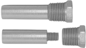 ZINC Corrosion Eliminators - 3/8" P.T. (Length 2-1/8")